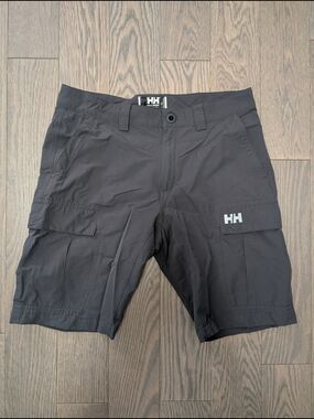 Helly Hansen Black Men's Quick Dry Cargo Shorts